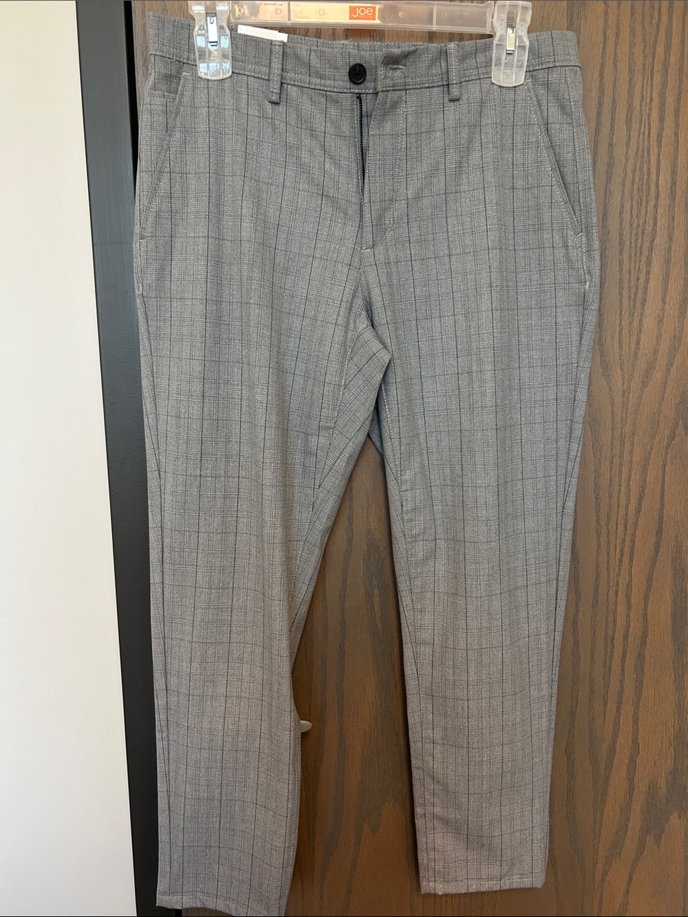Zara Grey Plaid Men’s Dress Pants